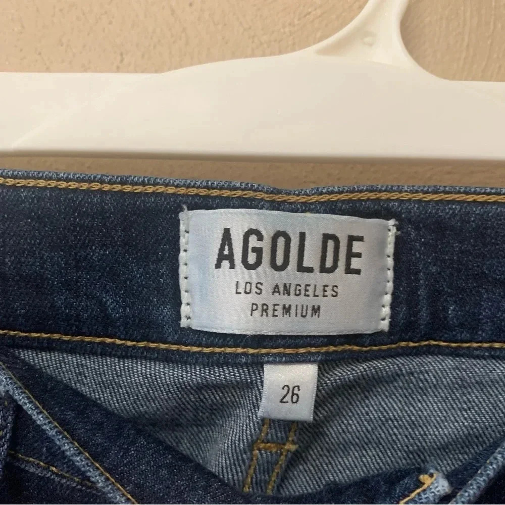 Agolde Sophie High Rise Skinny Crop in Reverb Size 26 - Picture 10 of 12
